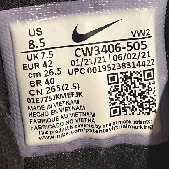 Nike x Space Jam Renew Elevate II CW3406-505 Basketball Shoes Sneakers Size 8.5 - Picture 9 of 10